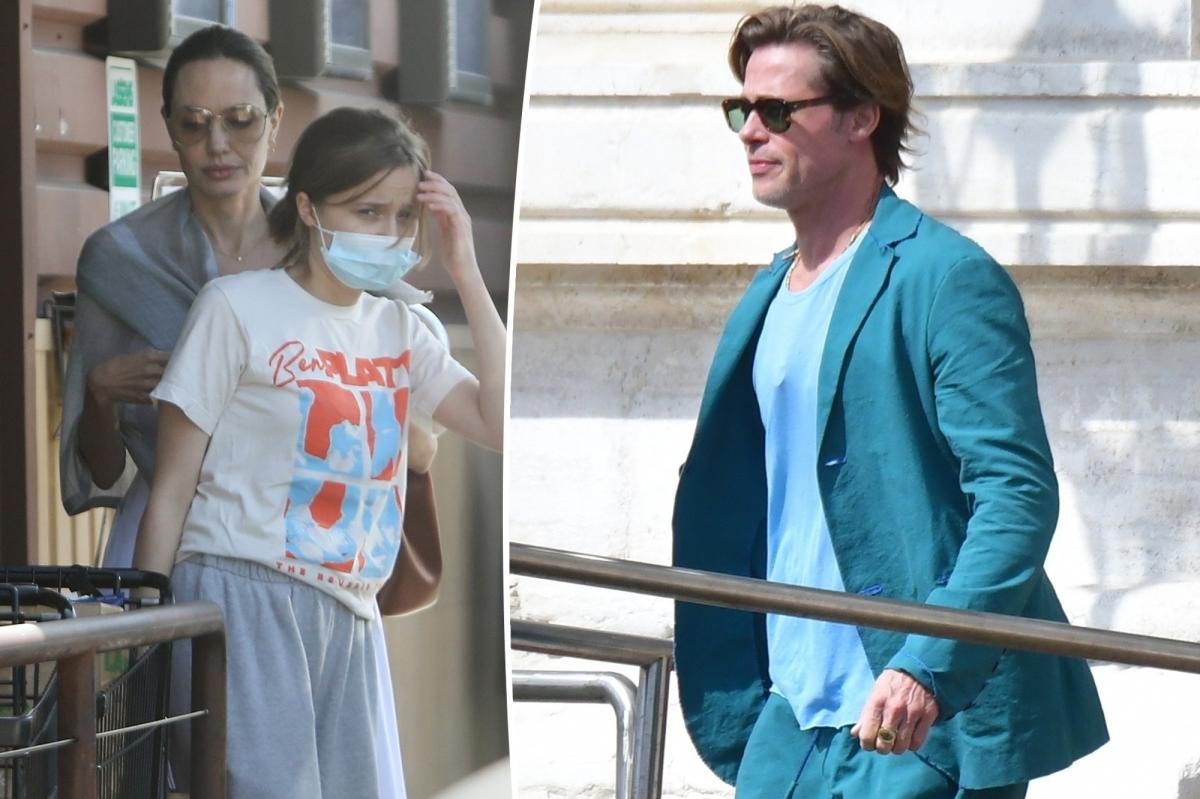 Angelina Jolie shopping with daughter, Brad Pitt's time 'limited'