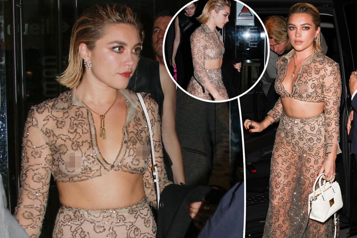 Florence Pugh Frees The Nipple In Valentino After Controversy
