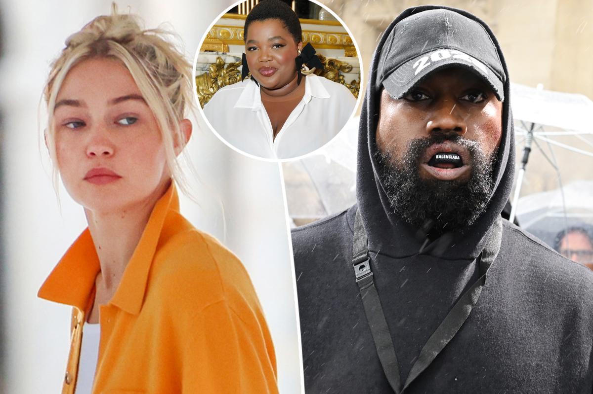 Gigi Hadid Straightens Kanye West - Again - Over Vogue Editor