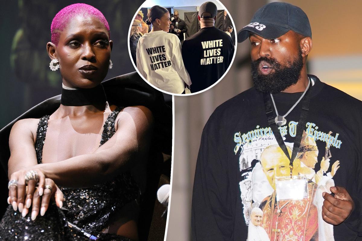 Jodie Turner-Smith lashes out at Kanye West over 'White Lives Matter' shirt