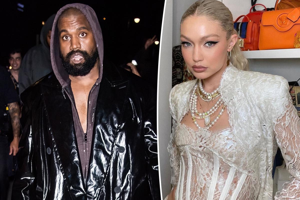 Kanye West calls Gigi Hadid a 'privileged Karen' and 'zombie'