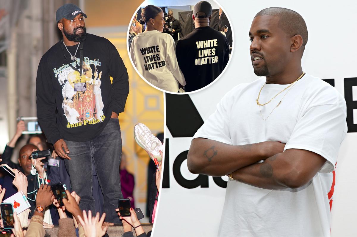 Kanye's Adidas deal 'under review' amid 'White Lives Matter' flap