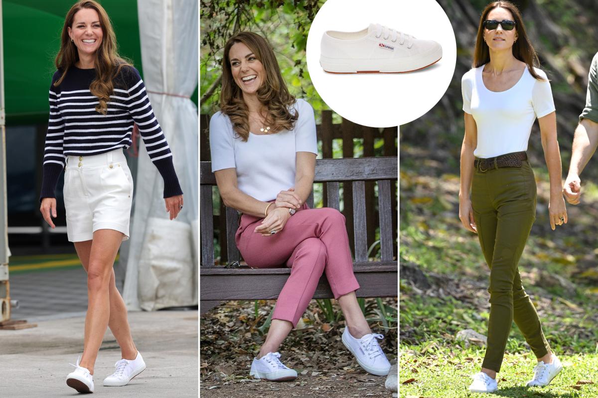 Kate Middleton's Superga sneakers are on sale at Amazon
