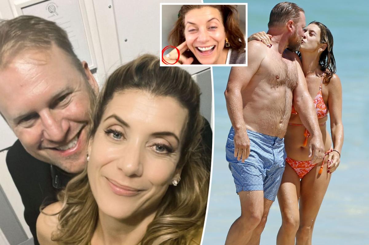 Kate Walsh accidentally reveals she's engaged to Andrew Nixon