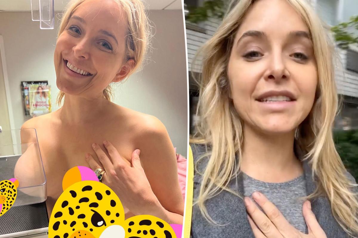 Katie Couric encourages Jenny Mollen to get a mammogram