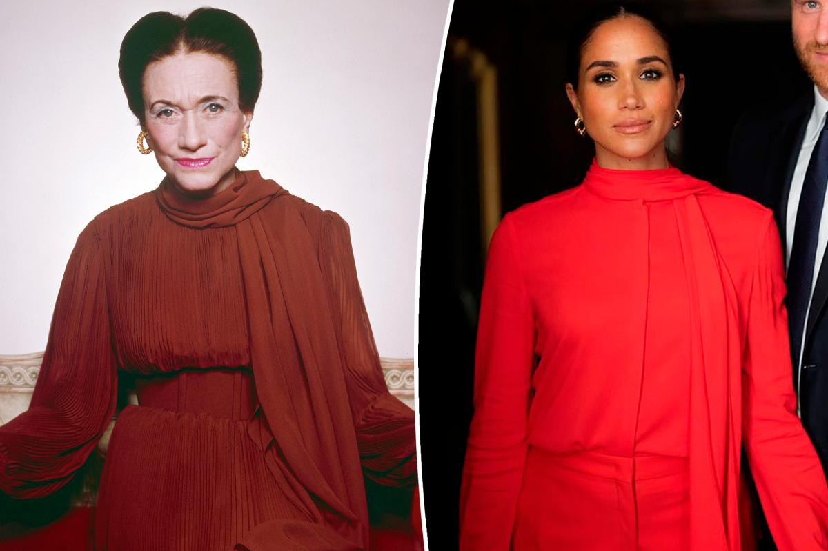 Meghan Markle's Red Outfit Compared To Wallis Simpson