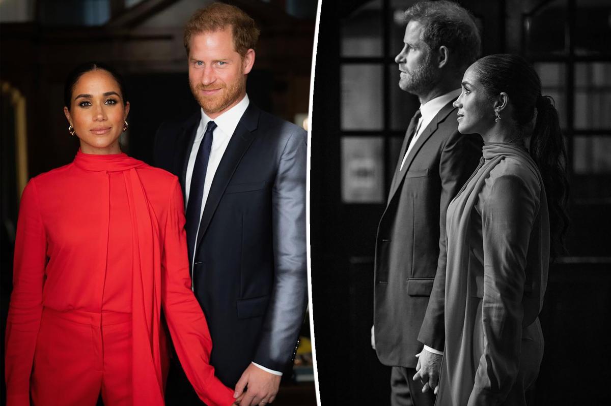Prince Harry and Meghan Markle hold hands in new photos
