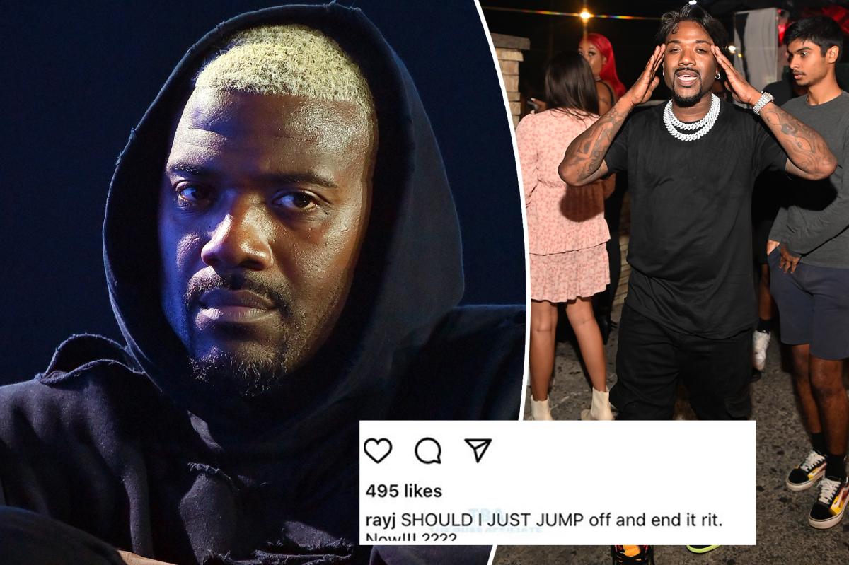 Ray J worries fans with reports of suicidal thoughts, jumping off a ledge