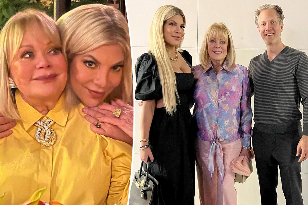 Tori Spelling Reflects On Reuniting With Mother Candy, Brother Randy