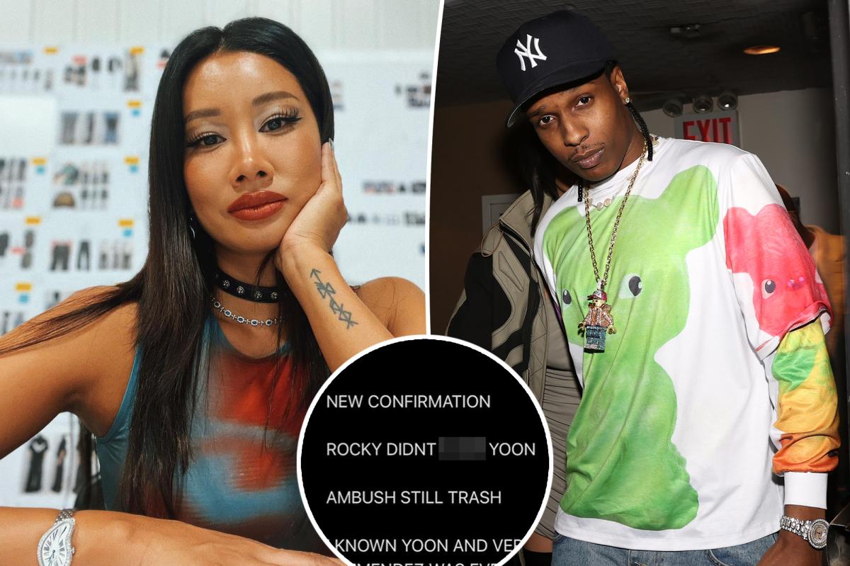 Yoon Ahn Denies Kanye's Claim She Slept With A$AP Rocky
